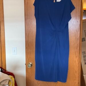 Chic Blue Midi Dress